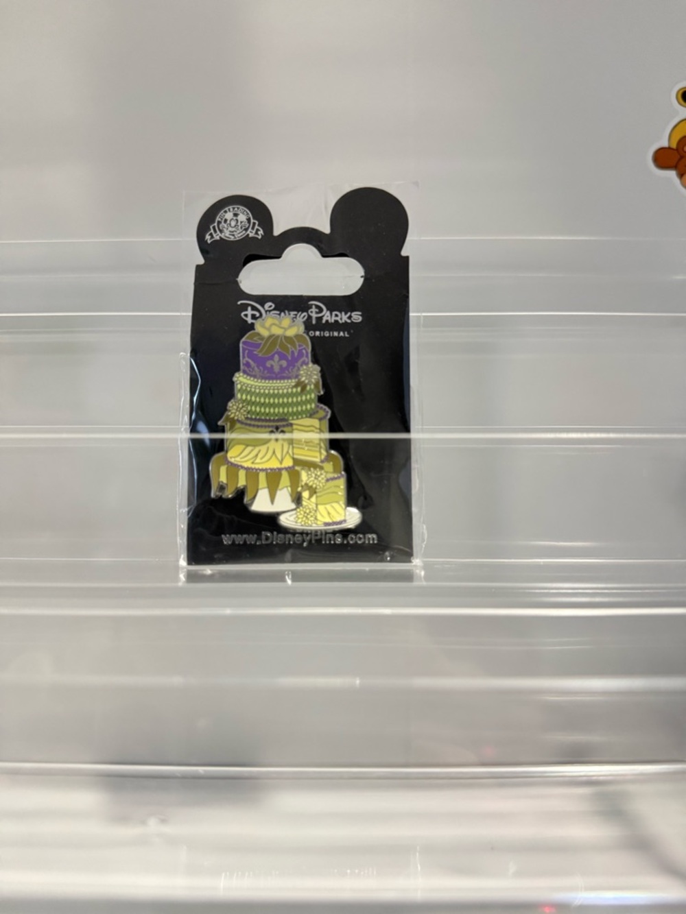 Disney Carded Princess and the Frog Celebration Cake Pin
